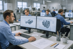Design Engineers working on CAD Systems